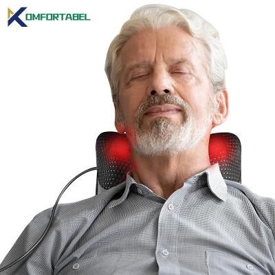 China Bodtrust Electric Back CE Massage Pillow ISO Rechargeable MP04F Neck and Back Full Shiatsu Neck Pillow for sale