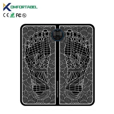 China Electric Foot Massager Mat Foot Relaxation Ems FM013 Acupoint Massager Shaitsu Pad Rechargeable Pulse Pain Relief Pad Massager for sale