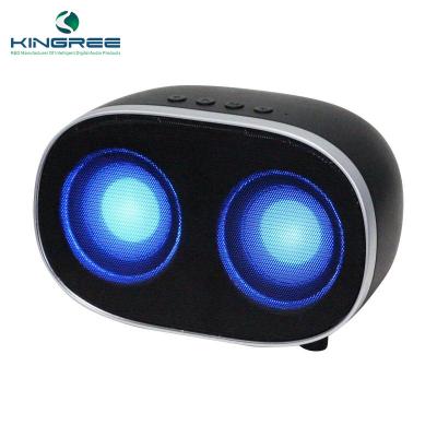 China Kingree Mini Led Cube Lamp Ceiling Bulb Light Wireless Customizable Bluetooth Speaker for sale