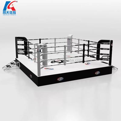 China factory wholesale international standard competition customize used wrestling boxing ring for sale 4m*4m for sale