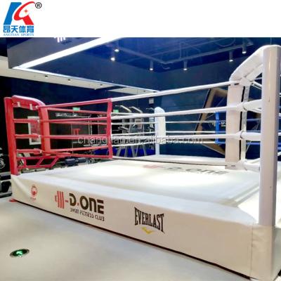 China ANGTIAN-SPORTS Ring Muttahida Majlis-e-Amal libre lucha pugilato precio de boxeo ring floor standing ring 4m for sale