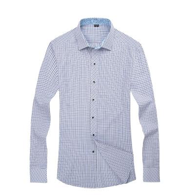 China Anti-pilling Hot Selling Custom Made Plaid Design Mens Fancy Shirt T-Shirt for sale