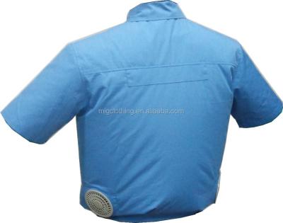 China Anti-pilling air conditioned jacket with turbo fans for cooling for sale