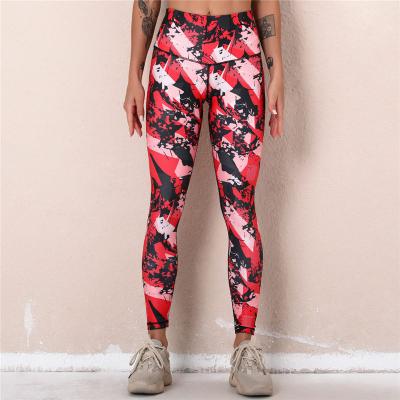 China Workout Breathable Yoga Gym Women Girl Gym Clothing Floral Printed Sportswear for sale