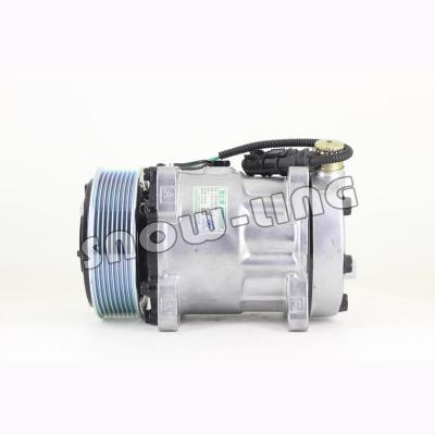 China European Truck SD7H15/709 AC Compressor OEM: SD7H15-8117 / SD7H15-6008 19*22*28cm for sale