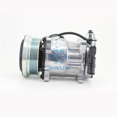 China 709/ Chinese 7H15 A7 Truck Refrigeration Compressor AC For Truck Air Conditioner HOWO A7 for sale