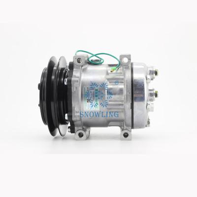 China SD7H13 Japanese 24V excavator air conditioner compressor, OEM: SD7H13-7351 / SD7H13-8925 SK17SR-3 for sale