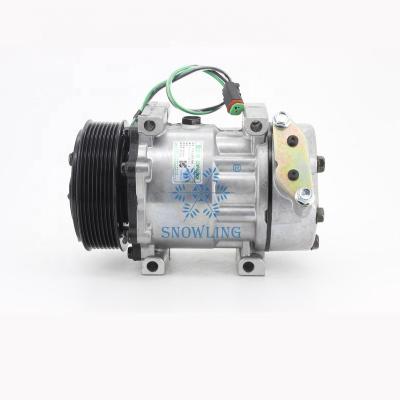 China New SD7H15 SD7H15-8067 119MM 8PK 24V DSC11 Auto AC Compressor Air Conditioning System for sale