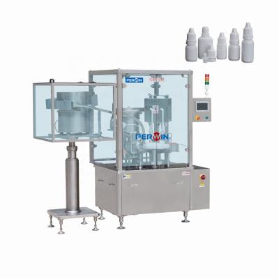 China Chemical Automatic Eye Drops Filling Liquid Capping Machine Round Bottle 316L+304 Stainless Steel for sale