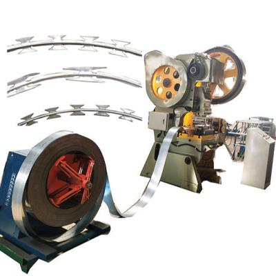 China Automatic used industry razor wire making machine/barbed razor wire machine/industrial equipment pakistan price for sale