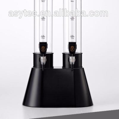 China Beverage Etc Beer Dispenser Tripod Drink Tower with ice tube drink dispenser beer tower for sale