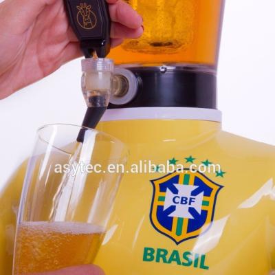 China Beer Party Beer Dispenser Sport Player Drink Dispenser With Sports Beer Cooling Tower With Ice Tube for sale