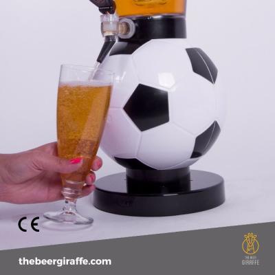 China Beer Party Beer Dispenser Soccer Ball Drink Dispenser Sports Beer Tower With Cooling for sale