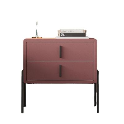 China 2021 Modern New Design With Drawer Storage Wooden Modern Bedside Table for sale