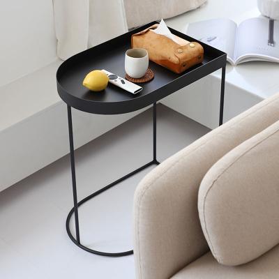 China Modern hot sale living room factory direct wrought iron metal Nordic coffee table for sale