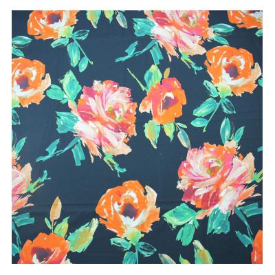 China Woven Breathable Floral Pattern Printing 100% Cotton Fabric For Women Garment for sale