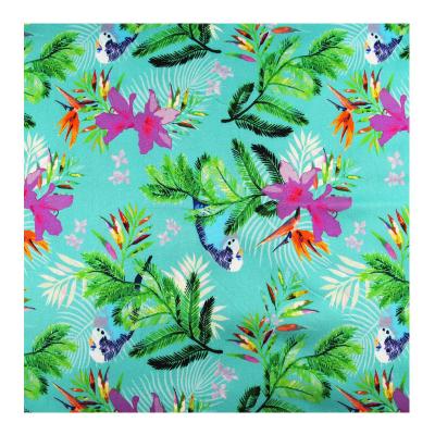 China Pill Textile Anti Spandex Rayon Dress Fabric 98% Rayon 2% Spandex Digital Printed For Clothes for sale