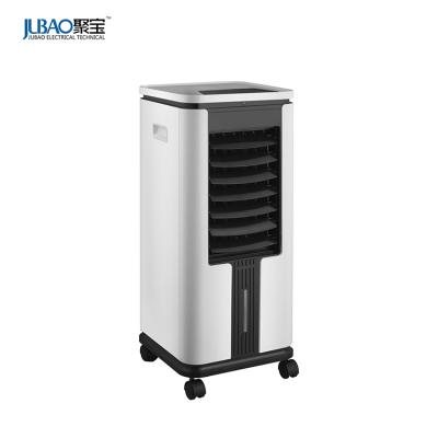 China Portable Air Cooling Plastic Fan Mist Water 220v Electric Water Air Cooler Fan for sale