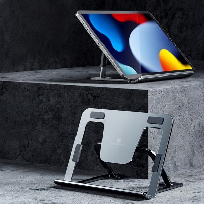 China 8-Level Adjustable Multi-angle Boneruy Aluminum Alloy Folding Portable Tablet Stand for Office for sale