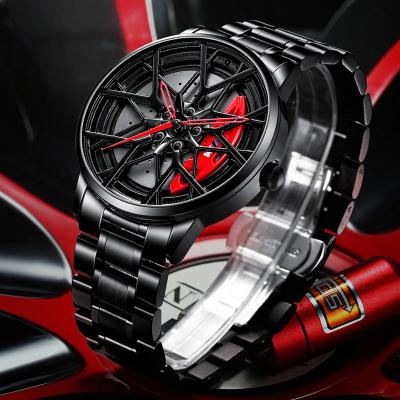 China Nektom day/date car wheel watch men wrist quartz car watch wholesale hot sale dropshipping custom logo for sale