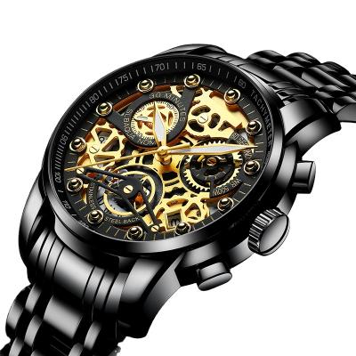 China Best Selling TACHÉOMETER Men's Business Watch Waterproof Black Stainless Steel Mens Quartz Luxury Watches for sale