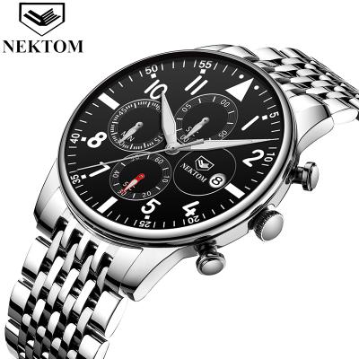 China Wholesale High Quality Hot Selling Nektom TACHOMETER Fashion Quartz Men Wrist Watch Online Watch For Men for sale