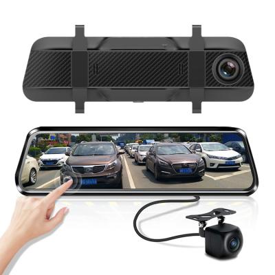 China EVIDE 2million 10 Inch Hd Display Car Dvr Black Box Rear View Cam Car Dash Visual Dash Mirror for sale