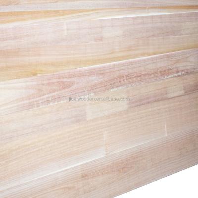 China Common furniture Paulownia wood finger board size 1220*2440mm or also requested used for construction and furniture for sale