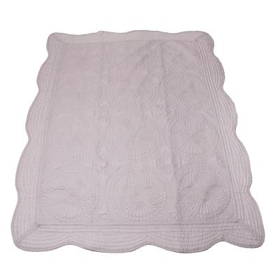 China PORTABLE Wholesale Baby Blankets Monogrammed 100% Cotton Embroidery Baby Blanket DMA6538 for sale