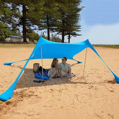 China Extended Type Portable Premium Elastic Fabric Instant Pop Up Beach Tent Outdoor Canopy for sale