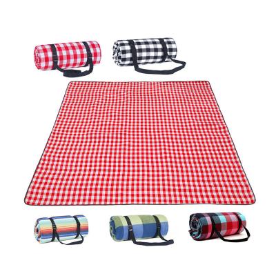 China Acrylic+sponge+PEVA waterproof Camping Nique Recycled Eco Friendly Outdoor Pique Mat Folding Folding Mat Picnic Blanket The Beach Picnic Mat for sale