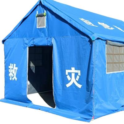 China Straight Bracing Type Outdoor Standard Civilian Disaster Relief Tent Special Rescue and Waterproof Relief Tent Military Tent for sale