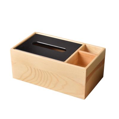 China Factory Wholesale Modern Fully Wooden Pen Holder Multi-Functional Office Stationery Desk Stand for sale