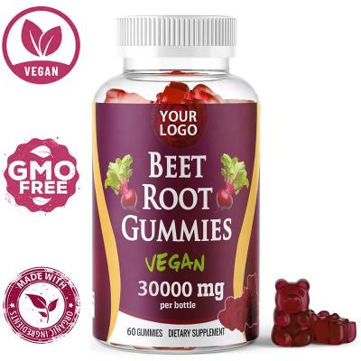 China Promote Digestion 6000 mg Organic Beet Root Gummies with Black Pepper to Booster Cleanse & Circulation for sale