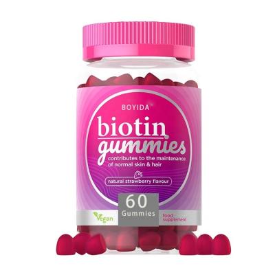 China Good For Hair Vegan Collagen Supplements Biotin Gummies 1000mcg For Hair Skin Nails With Zinc Hair Growth Bear Gummy Candy for sale