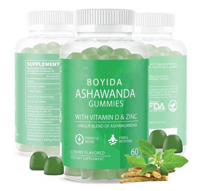 China immune & Anti-fatigue OEM Antioxidant Immune Support Improve Sleep Relieve Worry And Stress Vitamin Ashwaganda Gummies for sale