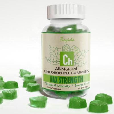 China immune & Halal Anti-Fatigue Private Label 100% Natural Vegan Chlorophyll Gummies Bear Candies For Adults Immune Support for sale