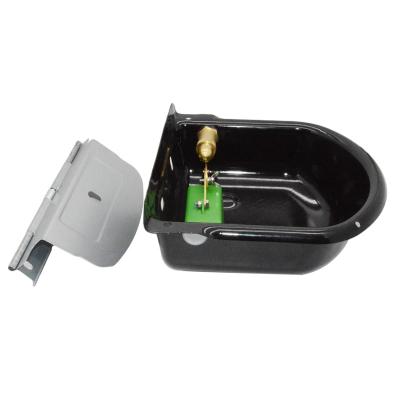 China Adjustable Cattle Water Bowls Wall Or Tube Mounting With Float Valve for sale