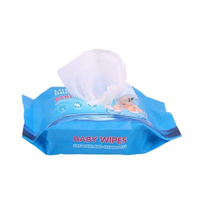 China OEM 100% Biodegradable Organic Baby Cleaning Wet Cloths, Disposable Bamboo Baby Wet Cloth for sale