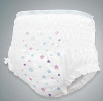 China Soft Cloth Women Plain Weave Disposable Diaper Pants Underwear, Factory Price Period Menstrual Sanitary Panties for sale