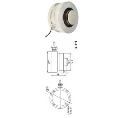 中国 Ruijia Ring Torsion Compression Press Machine Use Compression Force Sensor Load Cell 200 Ton 販売のため