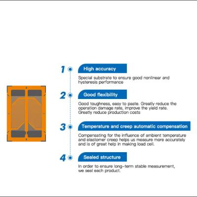 China Ruijia Pressure Transducer Sensor Stacked Planar Rosette Strain Gauge ODM&OEM zu verkaufen