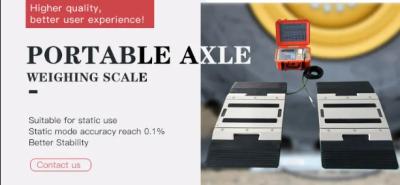 China Wireless Digital Portable Axle Vehicle Load Cell Weighing Scale High Intension Aluminum Alloy Raw Material High Precision à venda