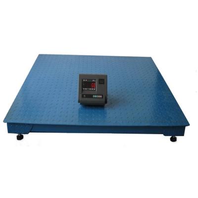 China Aanpasbare automatiseringssensoren Digitale gewichtsschaal Machine Platform Floor Scale Ruijia 1x1m 2000kg Industrial Scale Platform Floor Scale Met Weighing Indicator Te koop