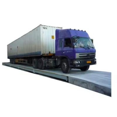 China 3x20m mobiele weegschaal 150T capaciteit zware vrachtwagen weegbrug industrieel gewicht Te koop