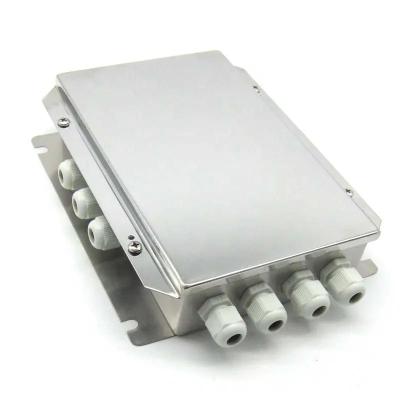 China Floor Scale Accessories Waterproof Stainless Steel Junction Box External Size 252x173x46mm Load Cells Quantity 2-12 for sale