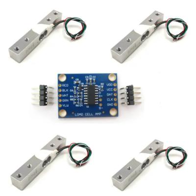 China RJ133 Miniatuur Krachtsensor Hoog nauwkeurige Gewichtssensor Belastcel 1kg 5kg 10kg 20kg Microbelastcel Met HX711-module Te koop