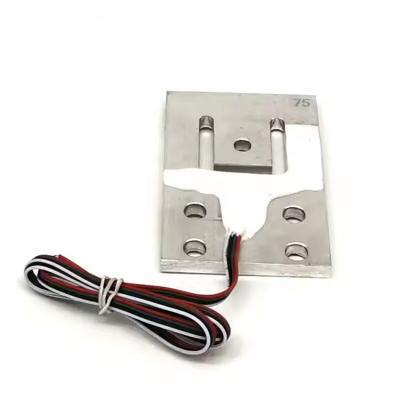 China RJ135 Sensor de peso de puente completo Célula de carga de microcarga plana 75 kg con voltaje de excitación 5V-10VDC en venta