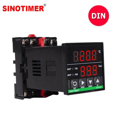 China DIN Rail Digital Humidity Controller with 3M Listed Cables and MH0348-DIN Combo Humidity and Temperature Sensor for sale