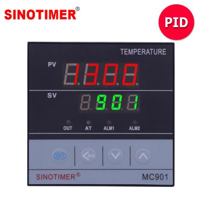 China Universal Input PT100 K Output Thermocouple Digital PID SSR Relay Temperature Controller for Cool Heat with Fahrenheit Alarm MC901 for sale